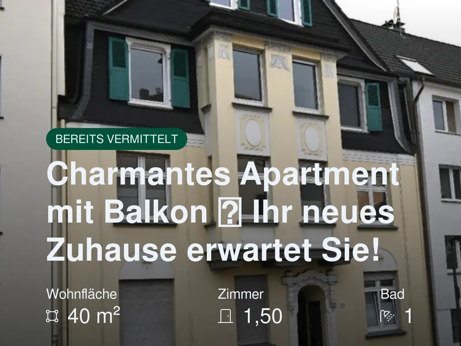 Neu im Angebot: Charmantes Apartment mit Balkon  Ihr neues Zuhause erwartet Sie!