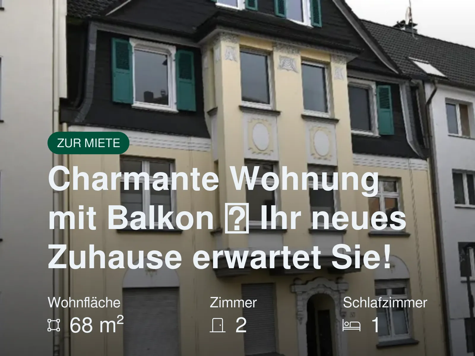 Neu im Angebot: Charmante Wohnung mit Balkon  Ihr neues Zuhause erwartet Sie!