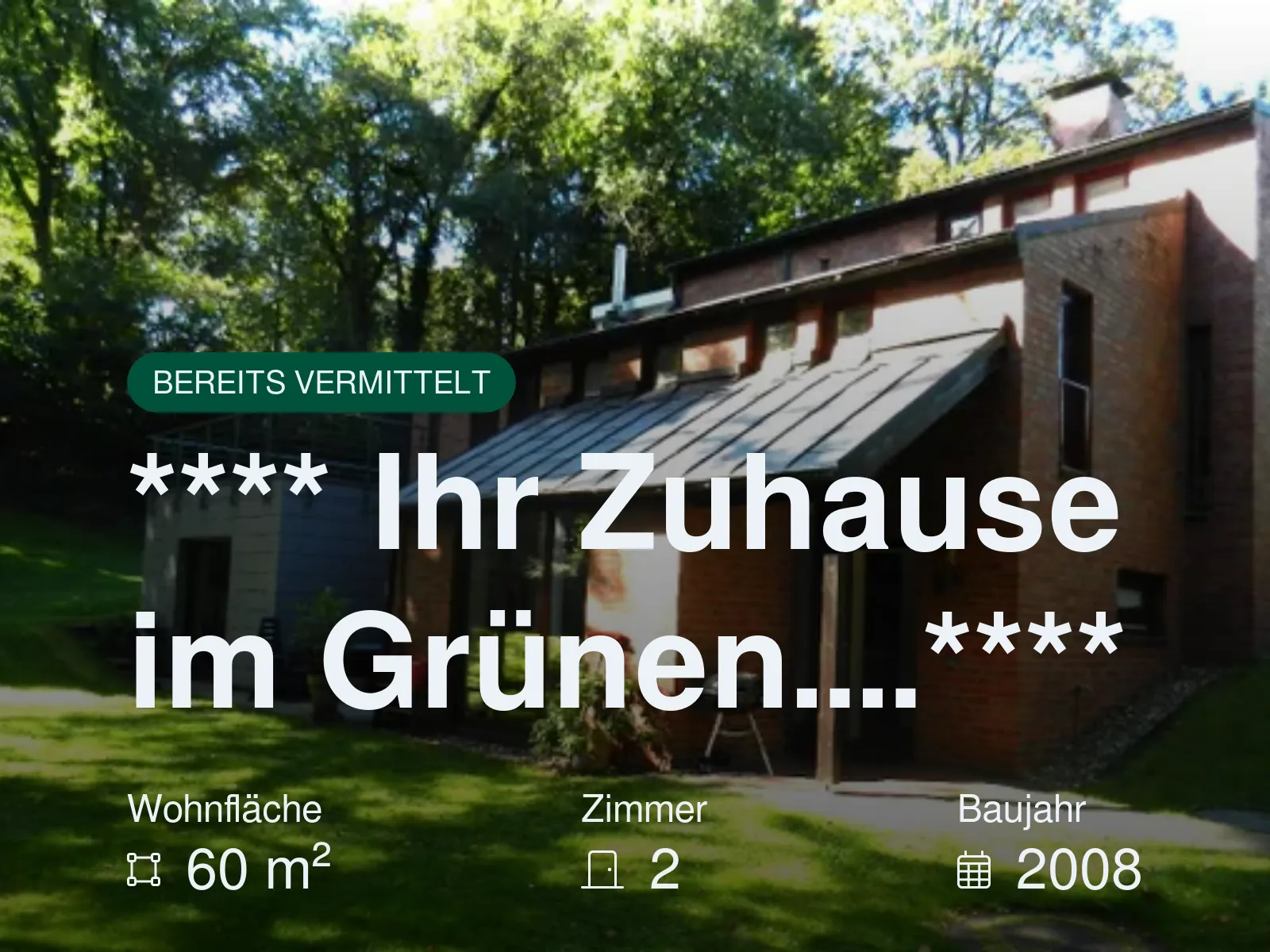 Nicht mehr verfügbar: **** Ihr Zuhause im Grünen….****